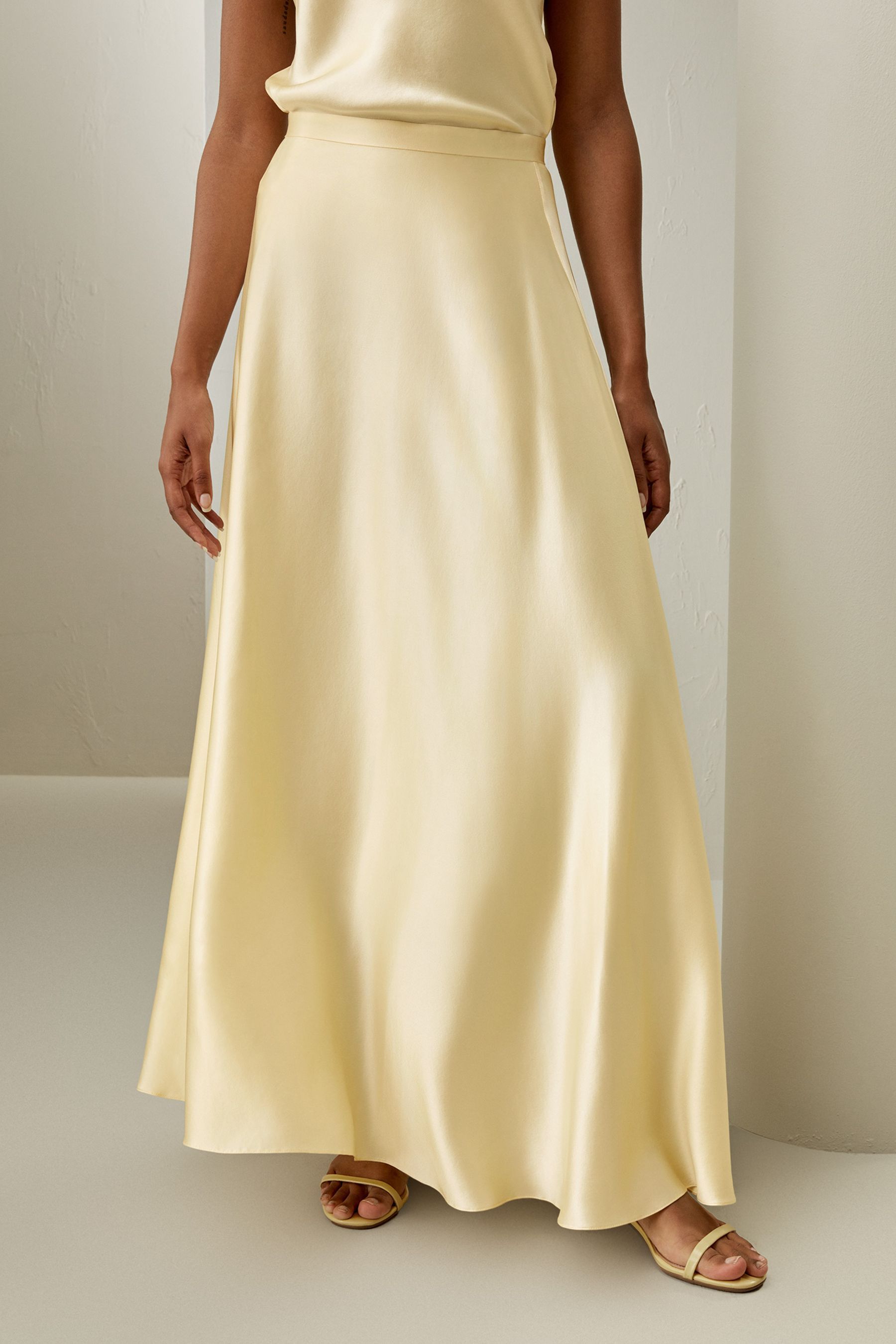 Golden Cocoon Amaranth Skirt