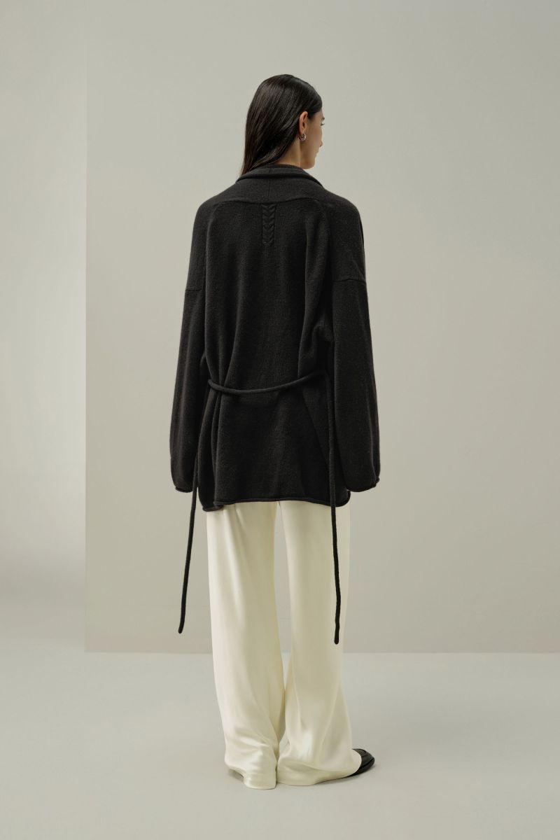 Cashmere Lounge Wrap Cardigan – LILYSILK