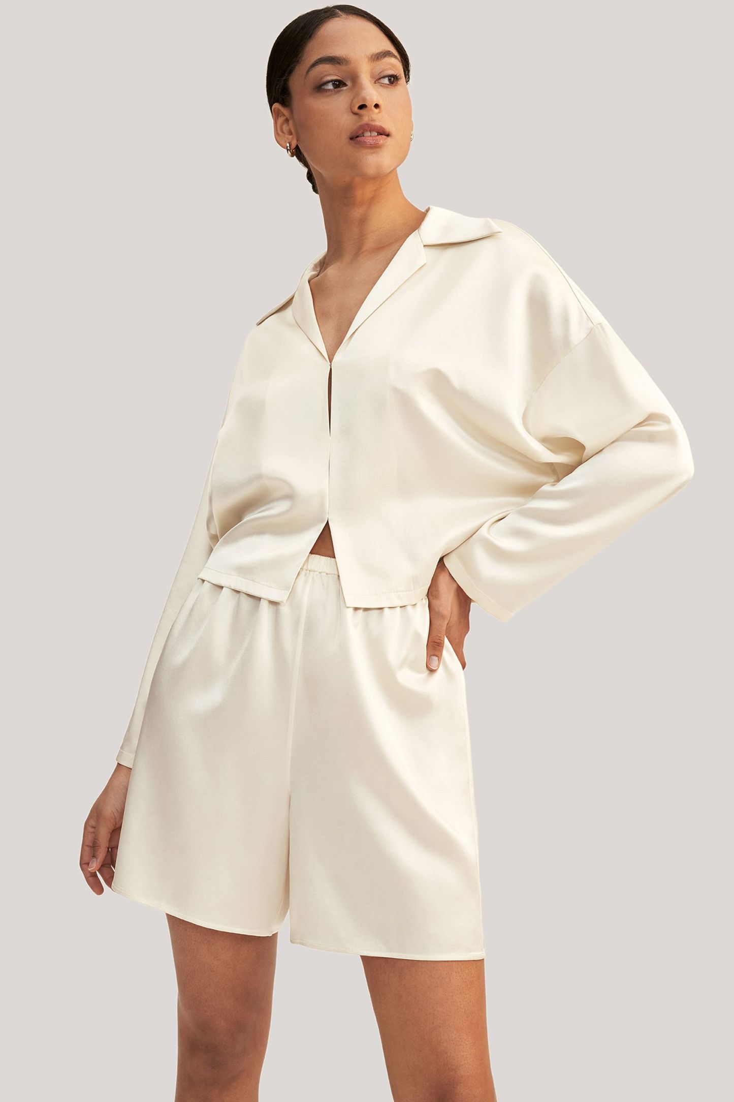 Osmanthus Silk Pullover Pajama Set