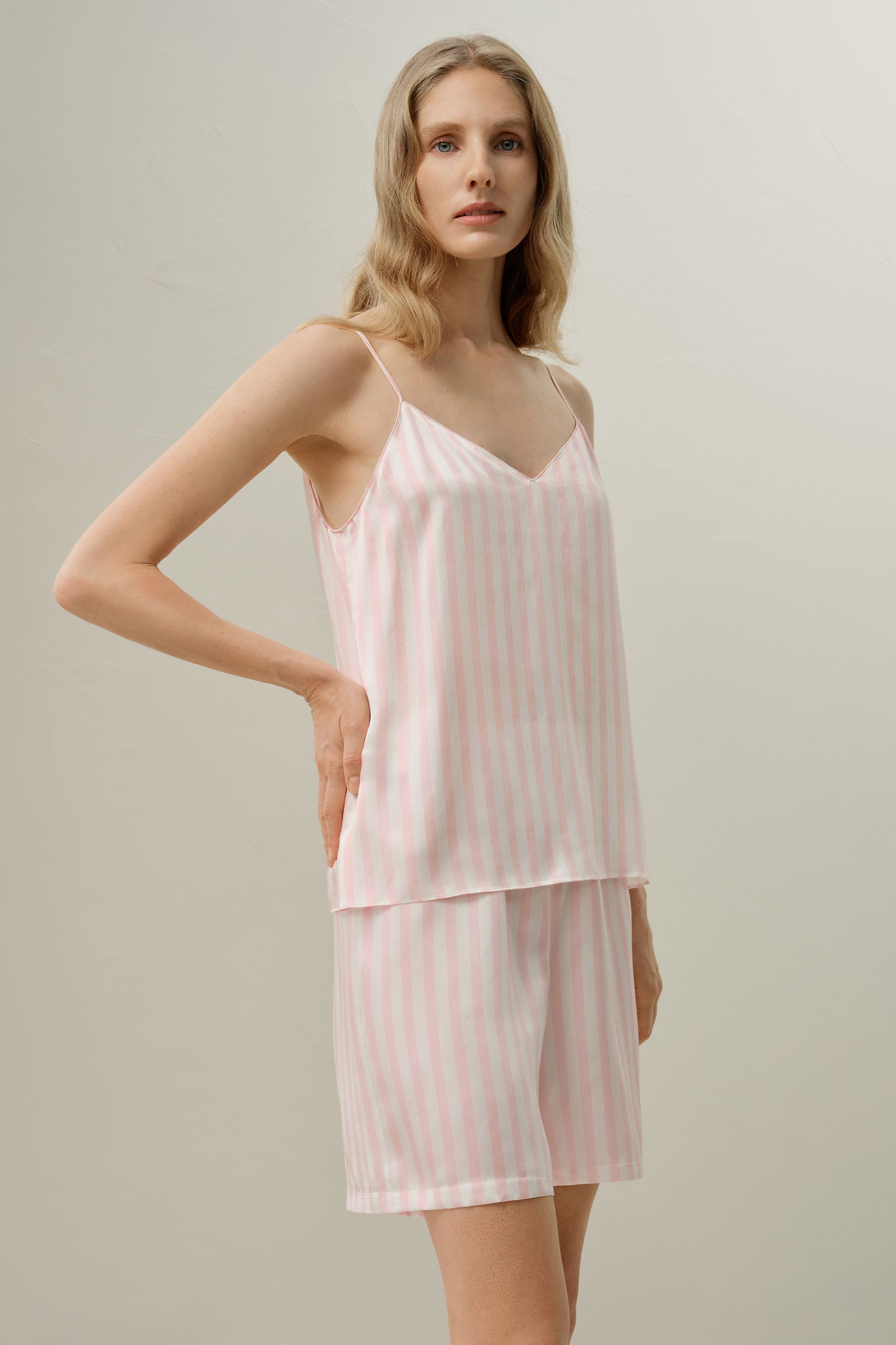 #color_Light Rosy & White Stripe