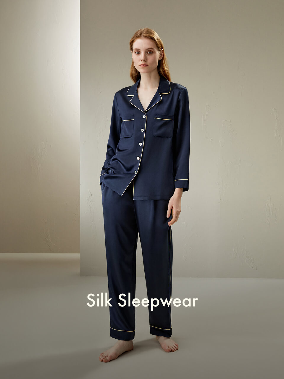 Silk sleepwear
