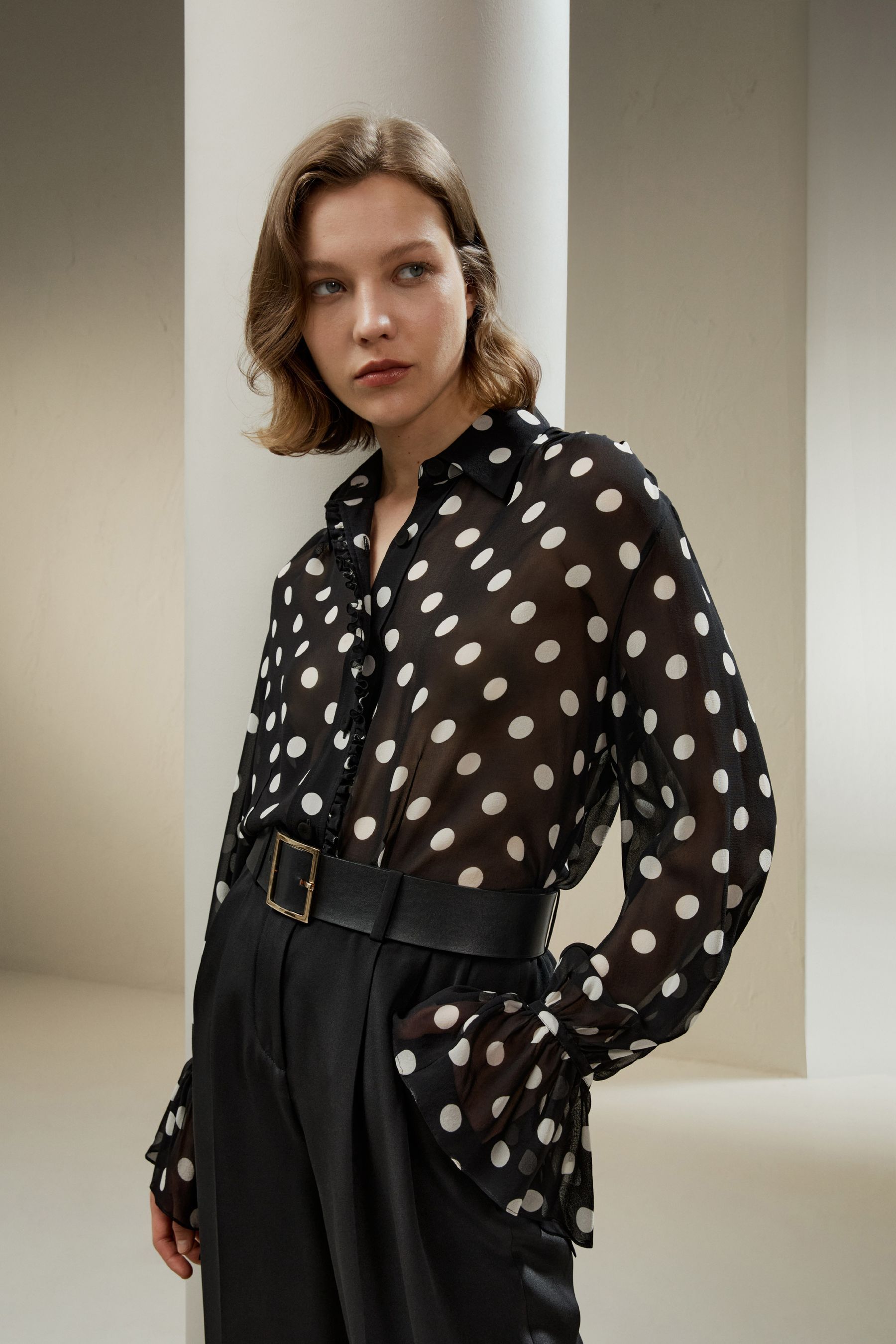 #color_White Dots In Black