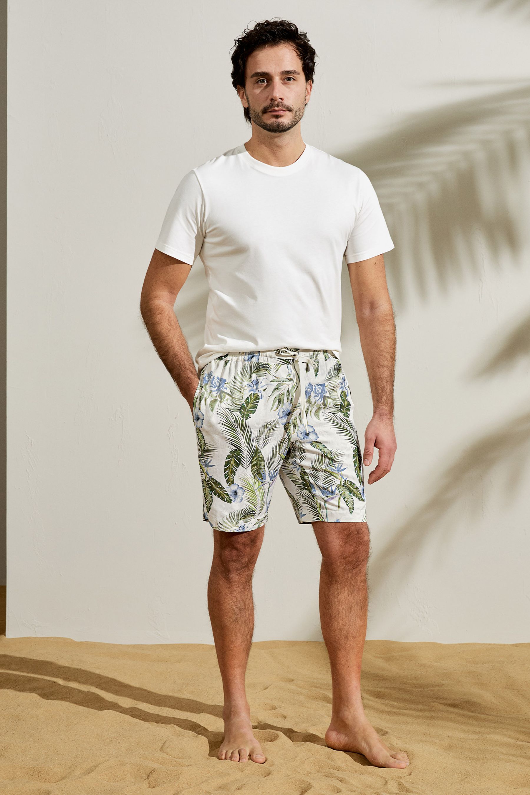 #color_Tropical Palm Print