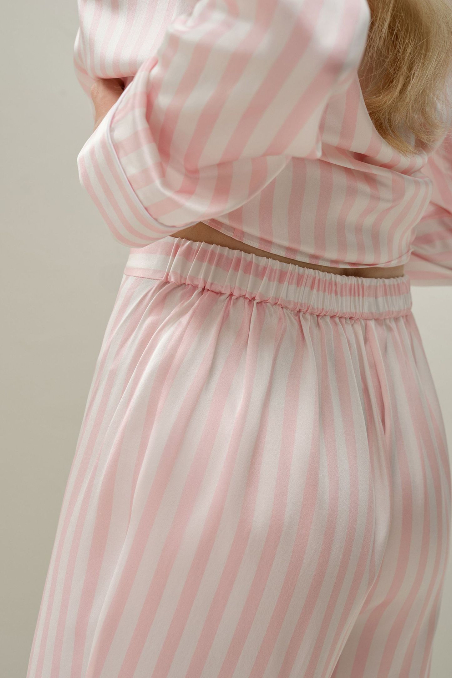 #color_Light Rosy & White Stripe