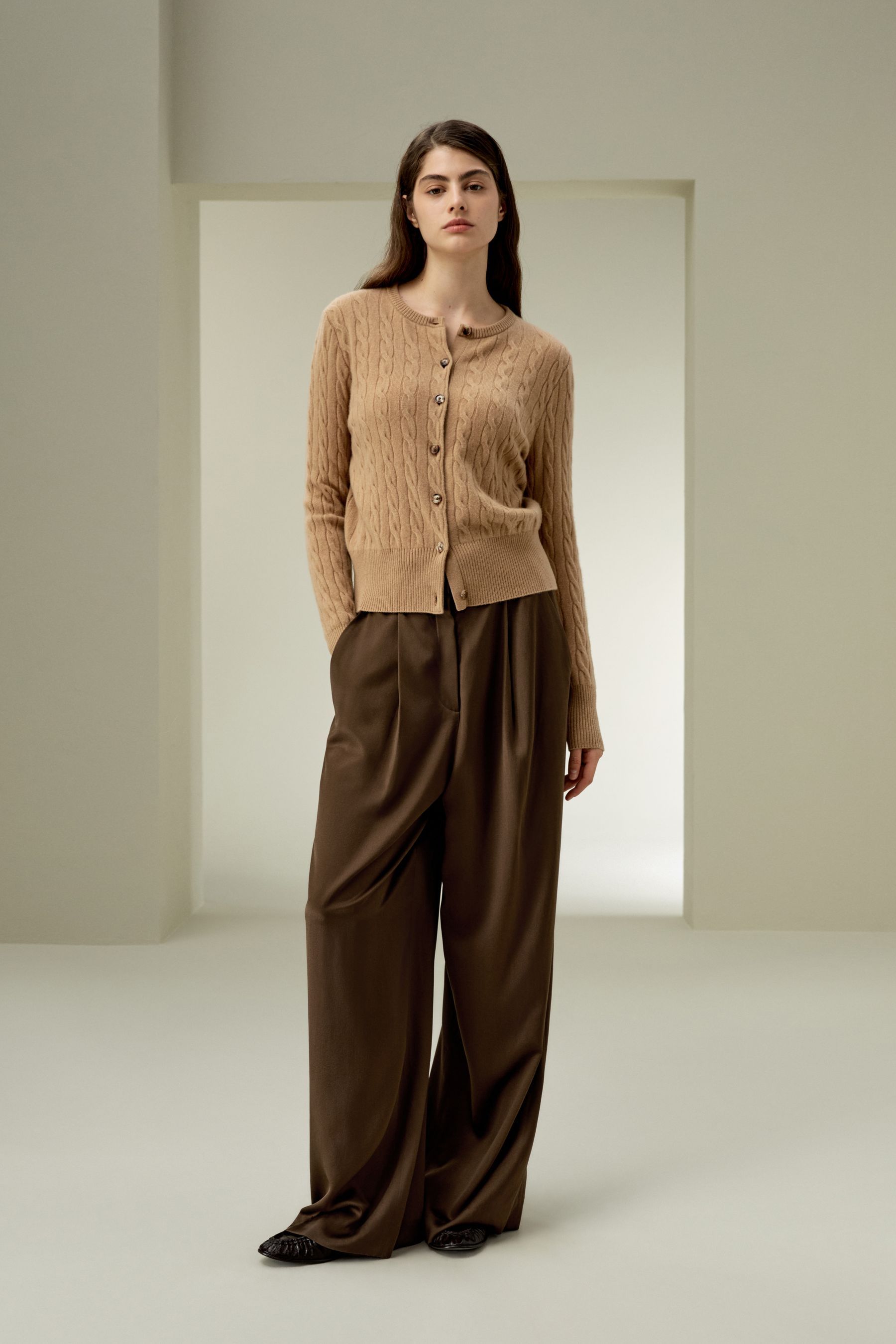 Baby Cashmere Cable-Knit Cardigan