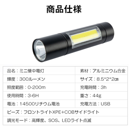 ミニ懐中電灯
