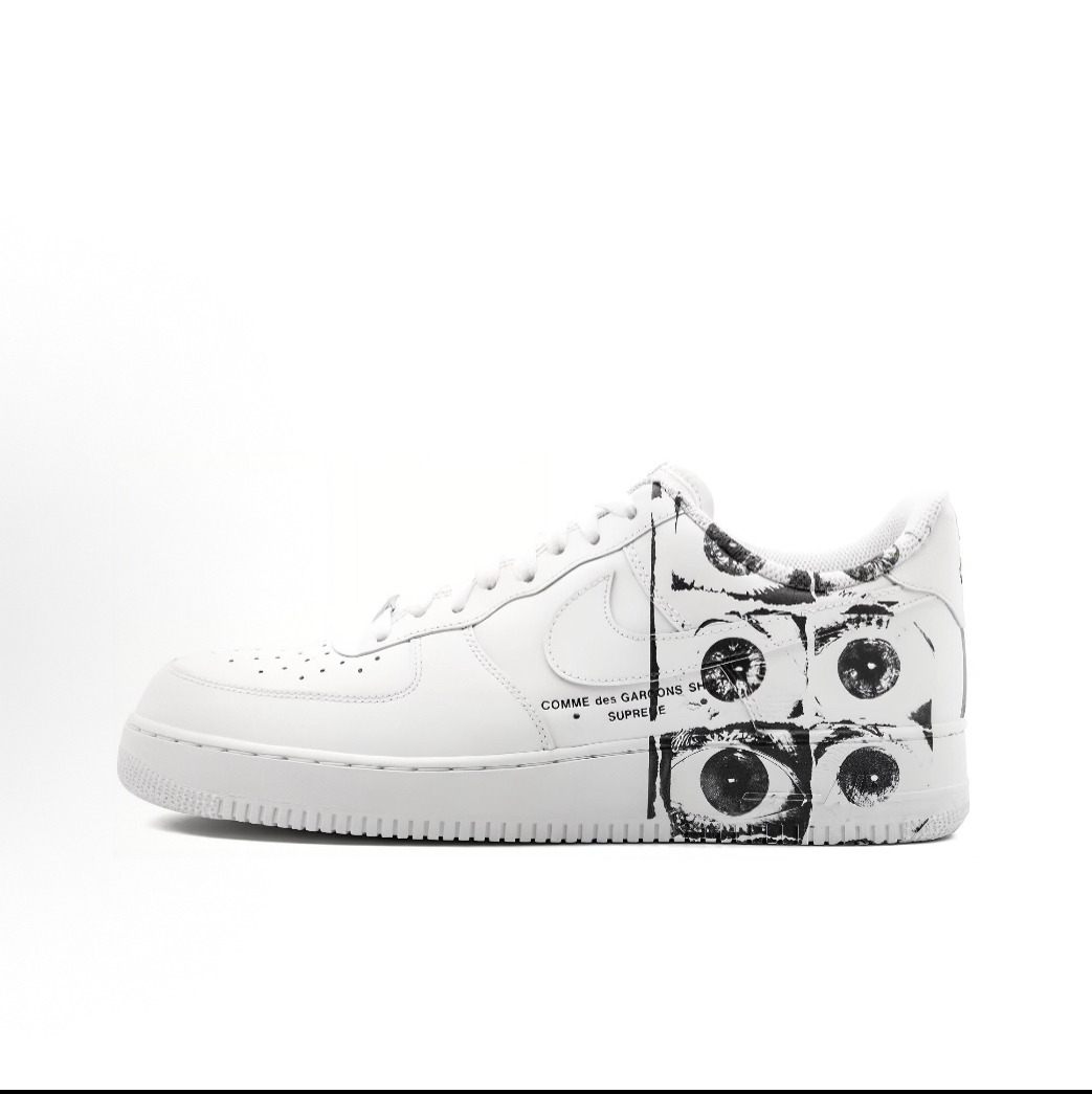 Nike  x CDG x Supreme Air Force 1