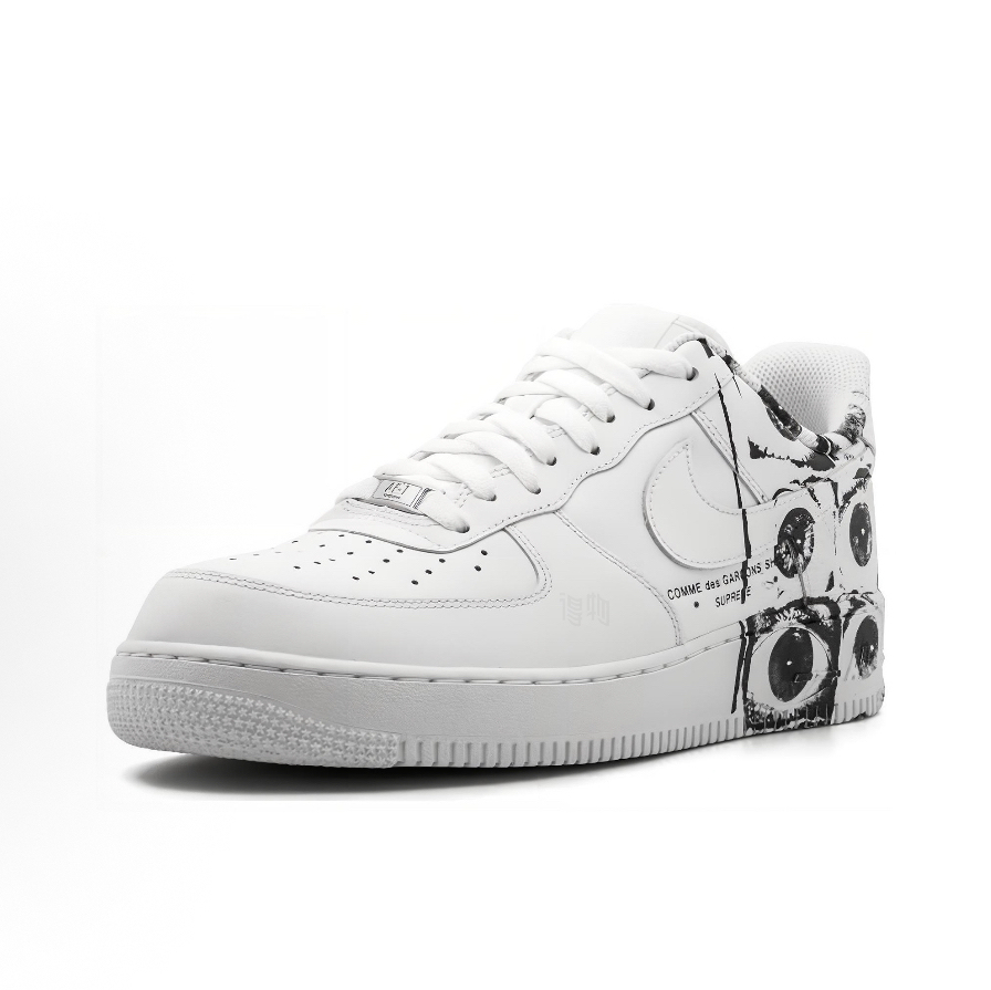 Nike AF1 Low 猛毒 液態黑銀 黑勾