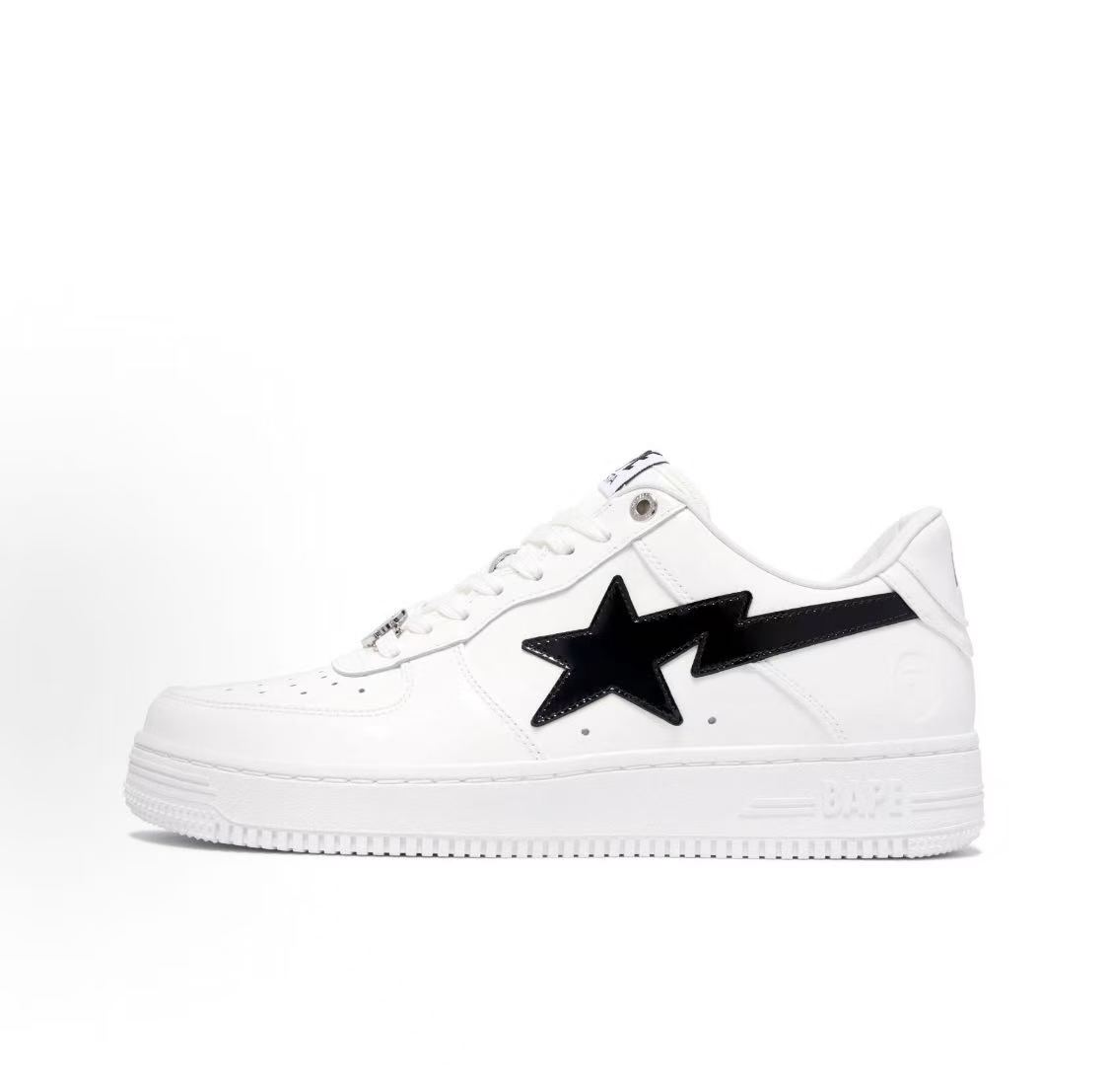 BAPE Bape STA 漆皮 白