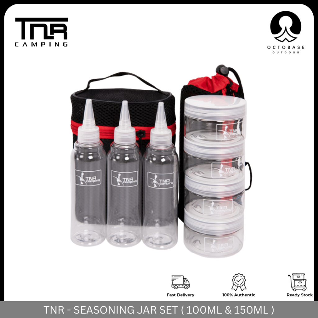 TNR CAMPING - SEASONING JAR SET