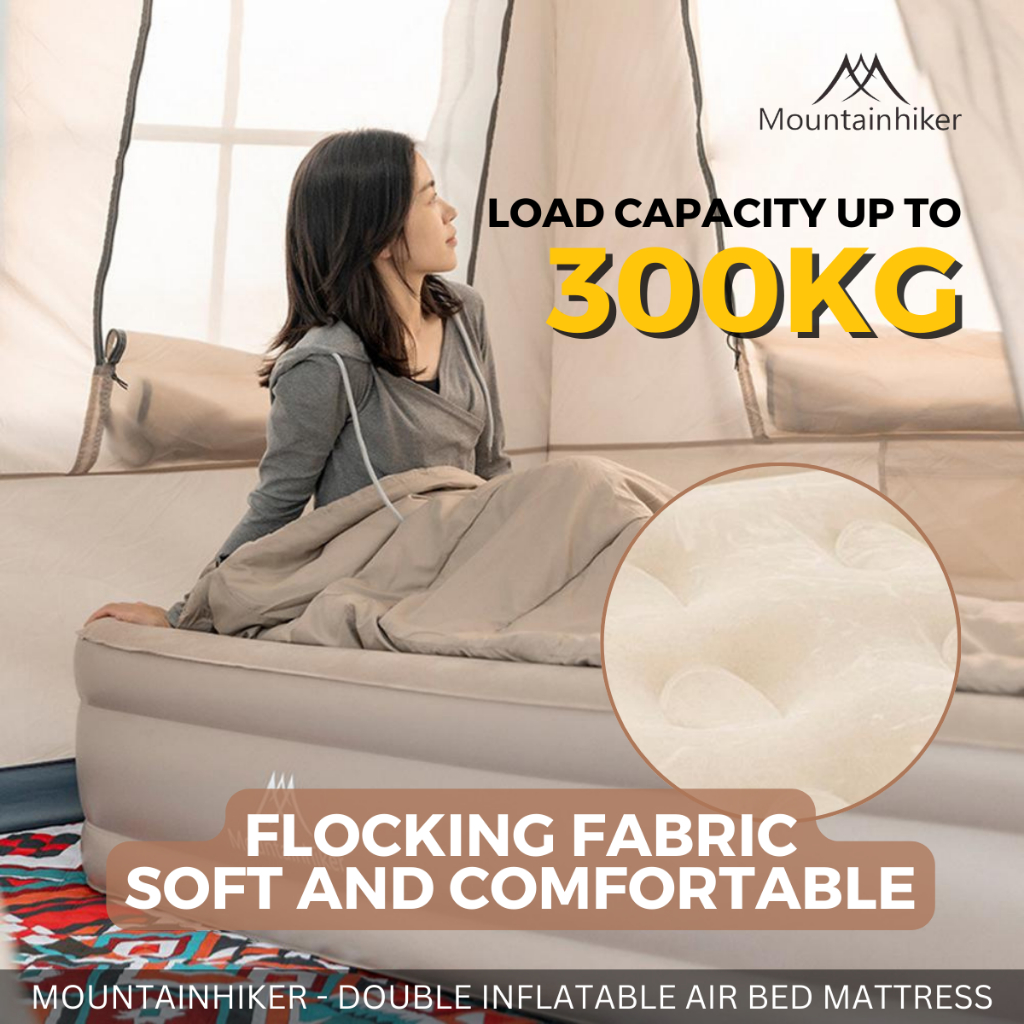MOUNTAINHIKER -  DOUBLE INFLATABLE AIR BED