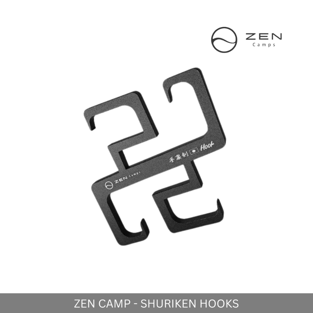 ZEN CAMPS - SHURIKEN NINJA HOOKS CARRY UP TO 10KG HANGING HOOK FOR OUTDOOR CAMPING HIKING SURVIVAL