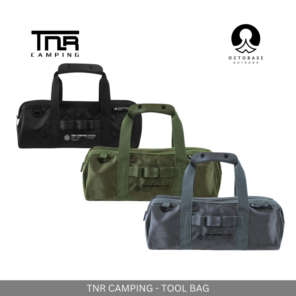 TNR CAMPING - TOOL BAG ORGANIZE MULTI-PURPOSE BAG FOR PEG ROPE HAMMER FOR INDOOR OUTDOOR CAMPING HIKING PICNIC