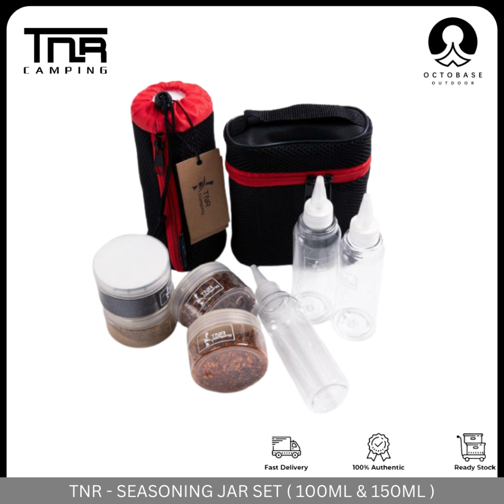 TNR CAMPING - SEASONING JAR SET