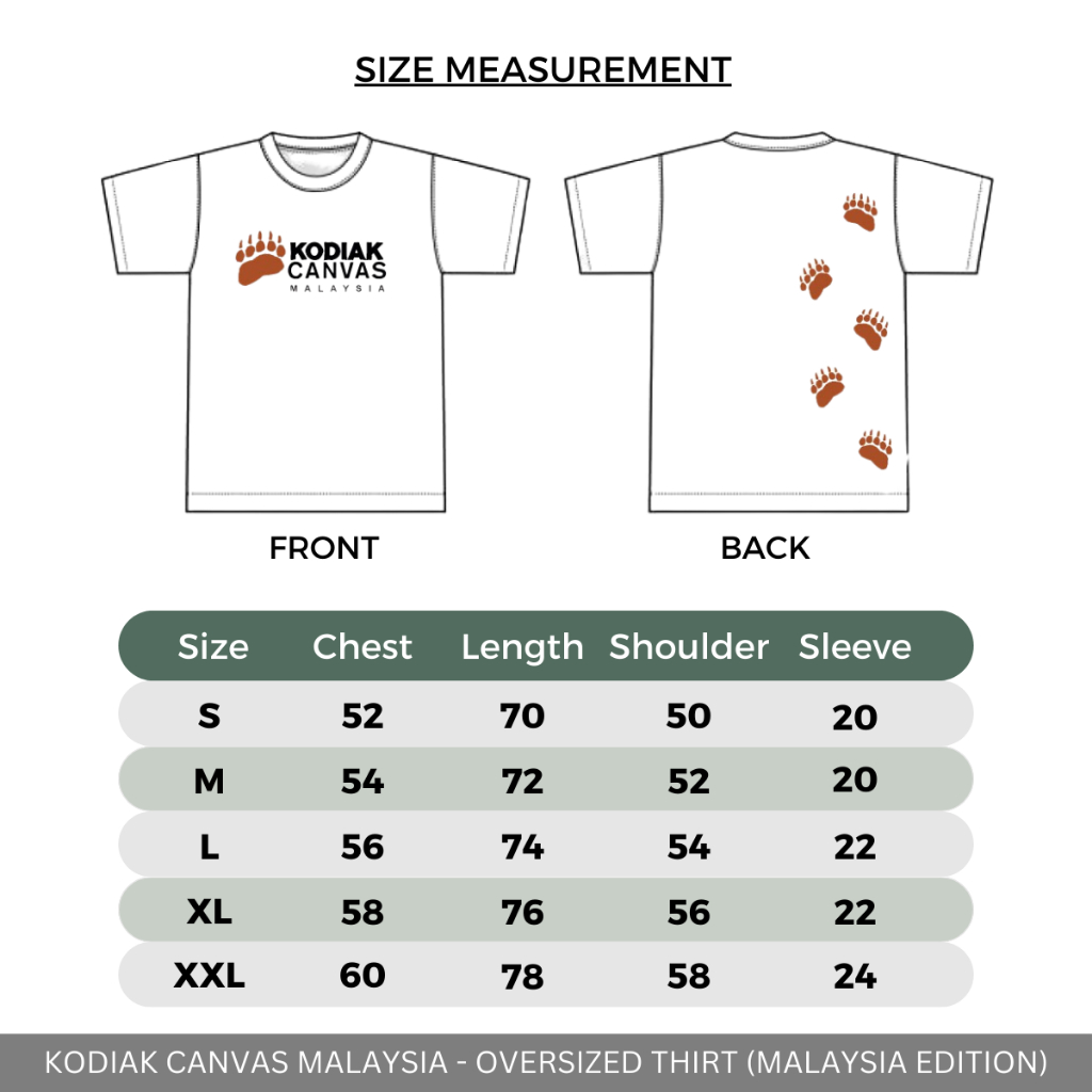 KODIAK CANVAS LOGO PRINTED 100% COTTON T-SHIRT