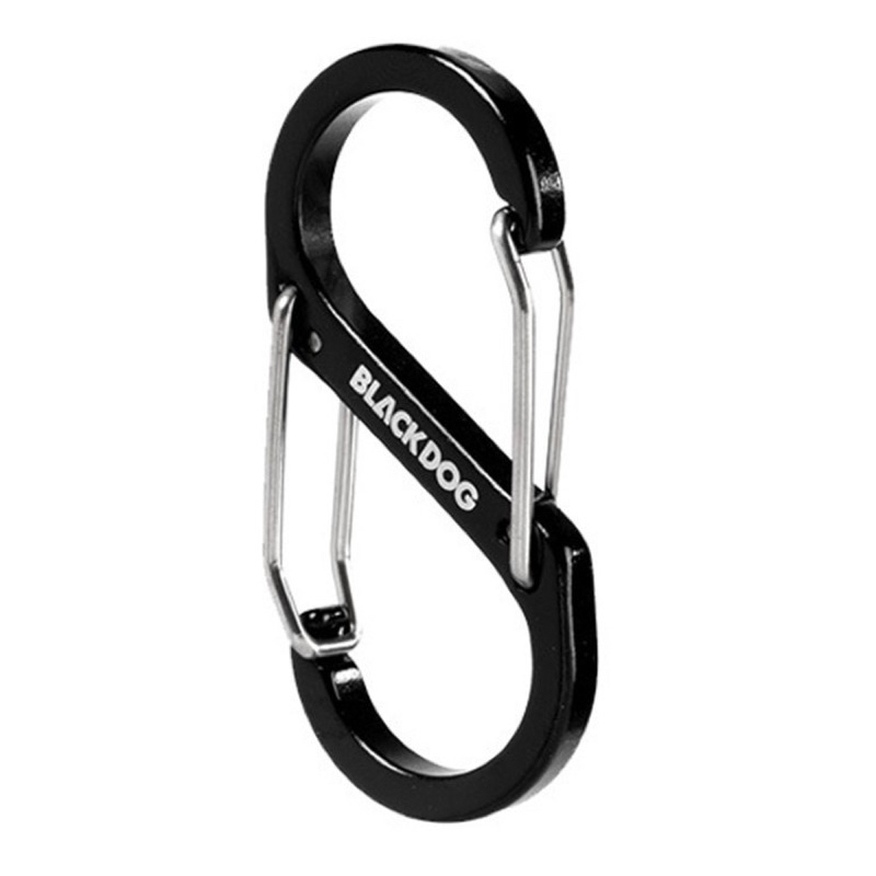 BLACKDOG Aluminium Alloy Double-Head Hook Carabiner (S-Type)