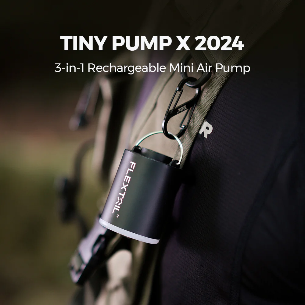 FLEXTAIL - TINY PUMP X 2024 - 3-in-1 Rechargeable Mini Air Pump
