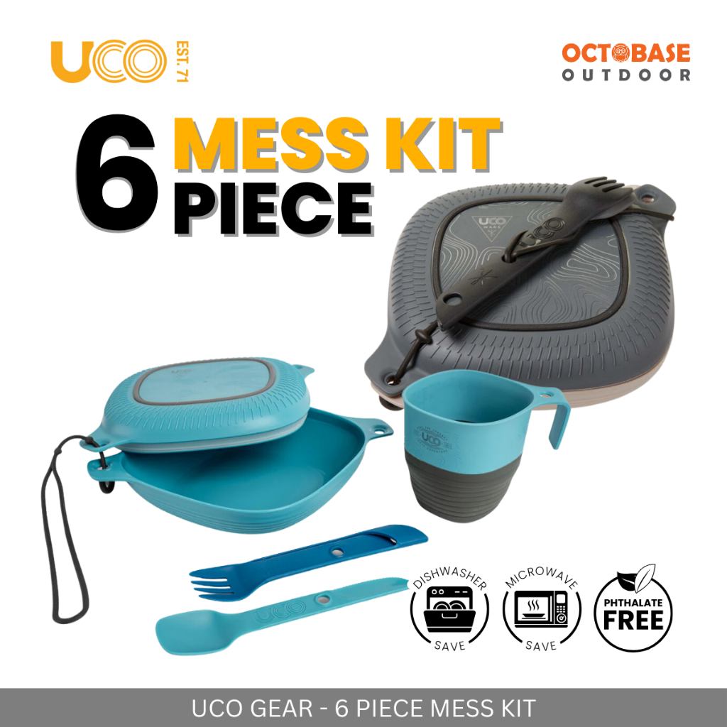 UCO GEAR 6 PIECE MESS KIT 
