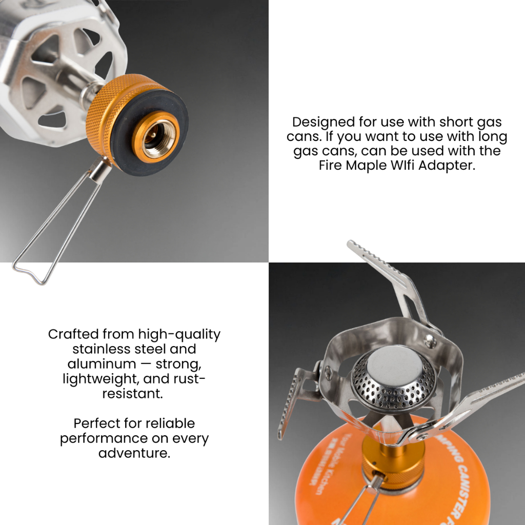 FIREMAPLE Ultralight Foldable Aluminum Stove