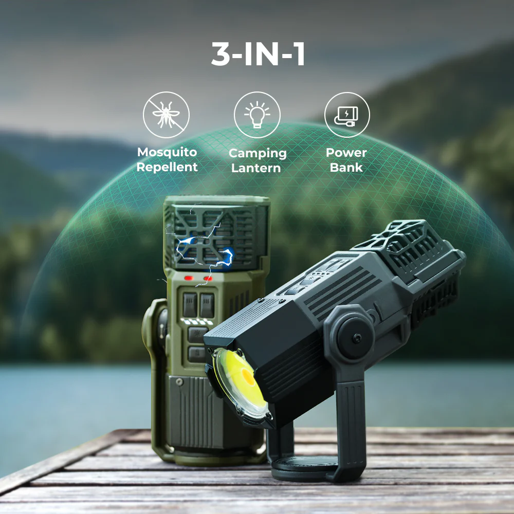 FLEXTAIL - EVO REPELLER - 3-in-1 Outdoor Mosquito Repeller Lantern