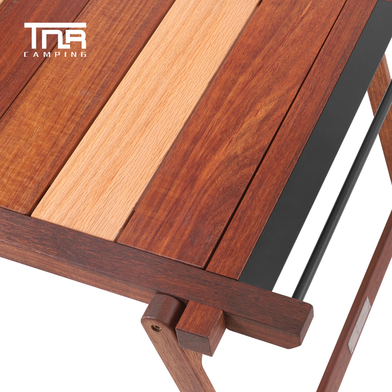 TNR CAMPING - EXTENSION IGT TABLE FOLDABLE TEAK WOOD TABLE