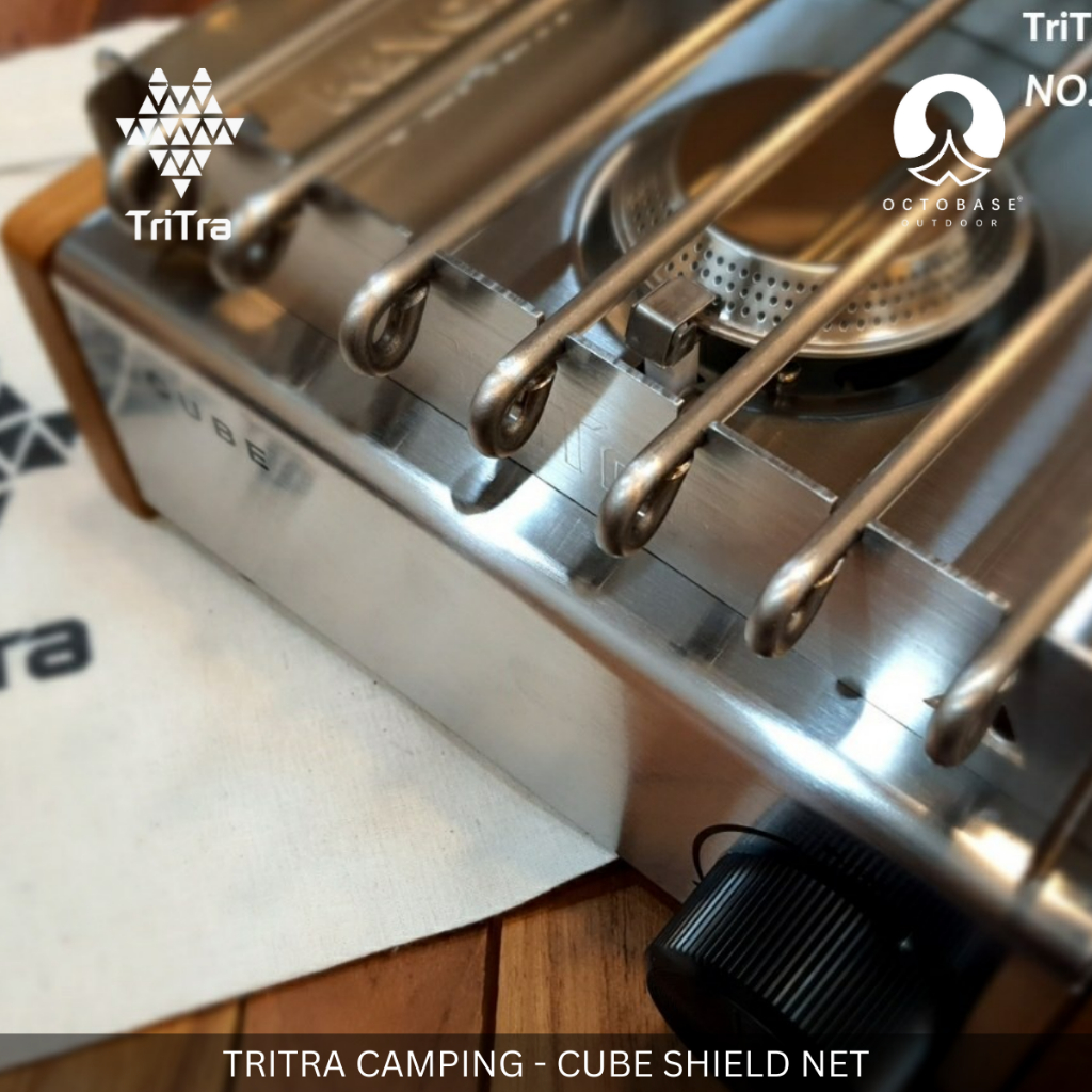 TRITRA CAMPING - CUBE SHIELD NET FOR KOVEA CUBE CAMPING STOVE