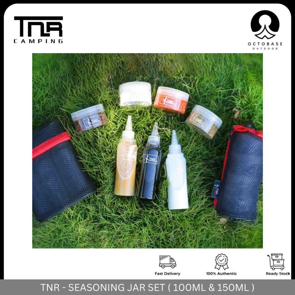 TNR CAMPING - SEASONING JAR SET