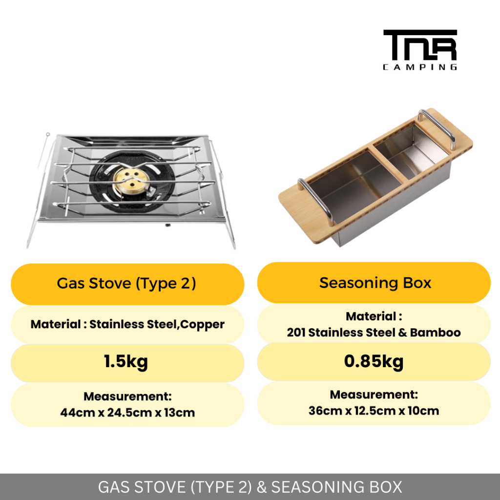 TNR - IGT ACCESSORIES DIY MIX & MATCH STAINLESS STEEL| STOVE BBQ GRILL STRAINER PLATE COVER BOX