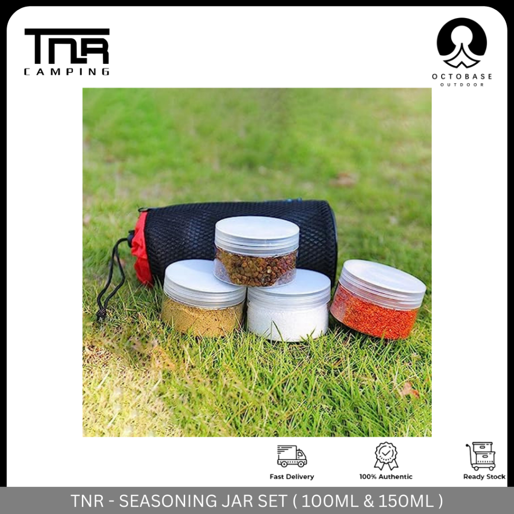 TNR CAMPING - SEASONING JAR SET