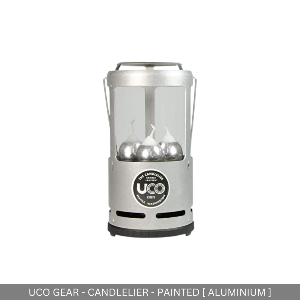 UCO GEAR CANDLELIER PAINTED 3 CANDLE LANTERN 