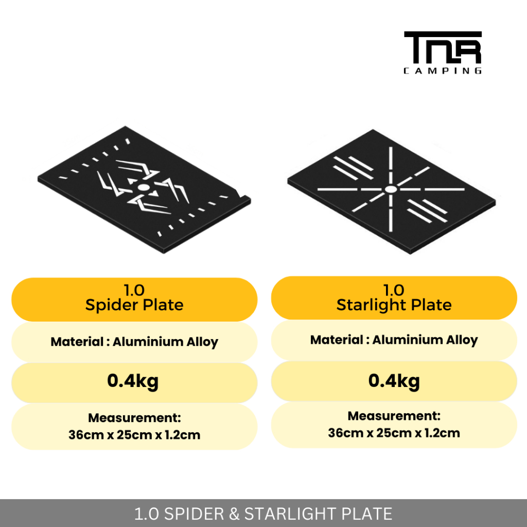 TNR - IGT ACCESSORIES DIY MIX & MATCH STAINLESS STEEL| STOVE BBQ GRILL STRAINER PLATE COVER BOX