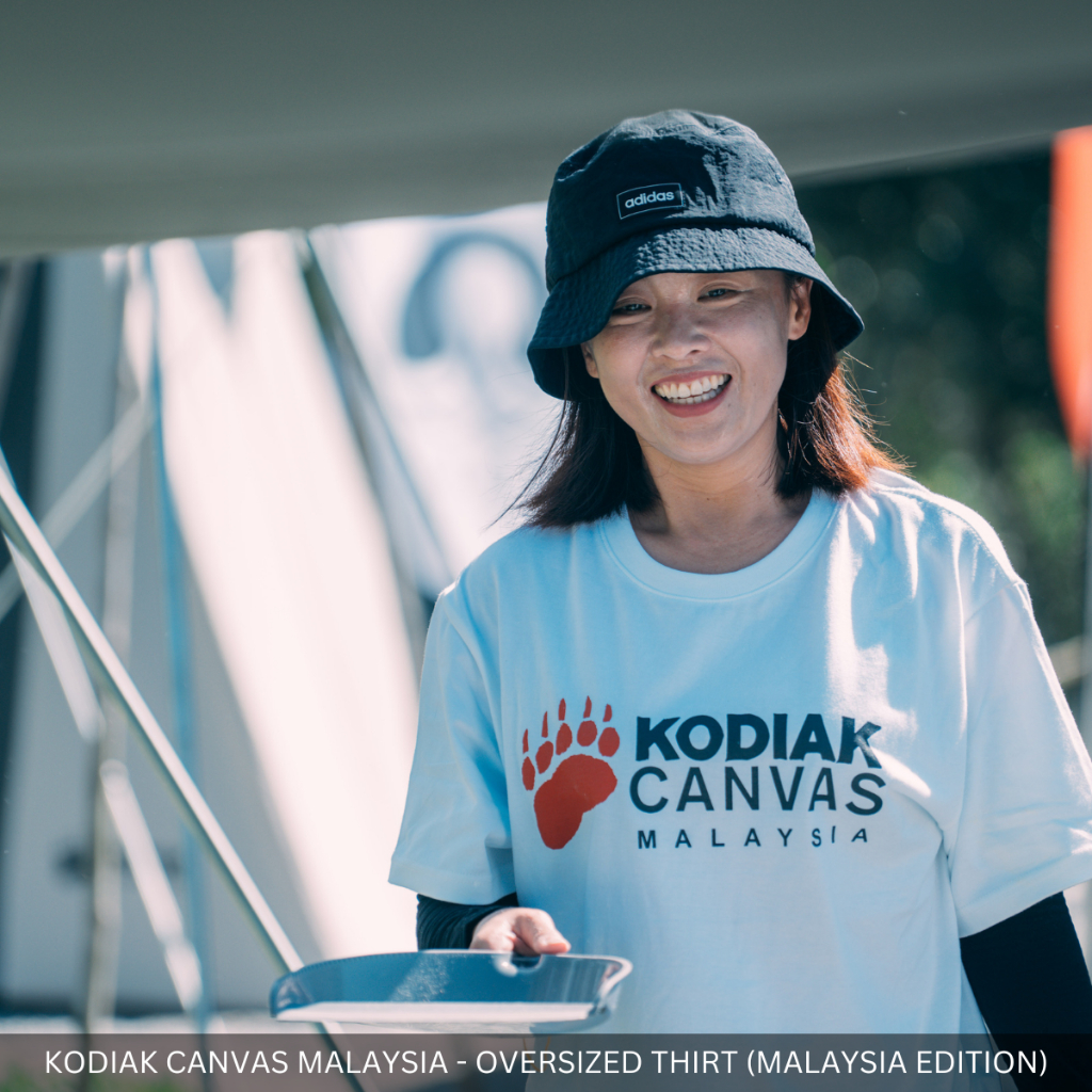 KODIAK CANVAS LOGO PRINTED 100% COTTON T-SHIRT