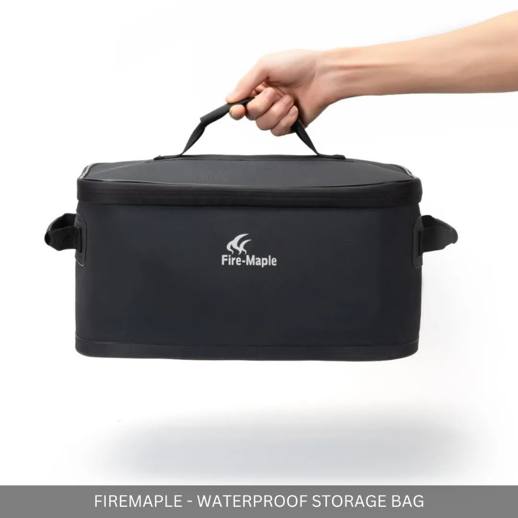 FIREMAPLE OUTDOOR WATERPROOF STORAGE BAG FOOD GRADE PEVA DURABLE GEAR ORGANIZER FOR HIKING & TRAVEL