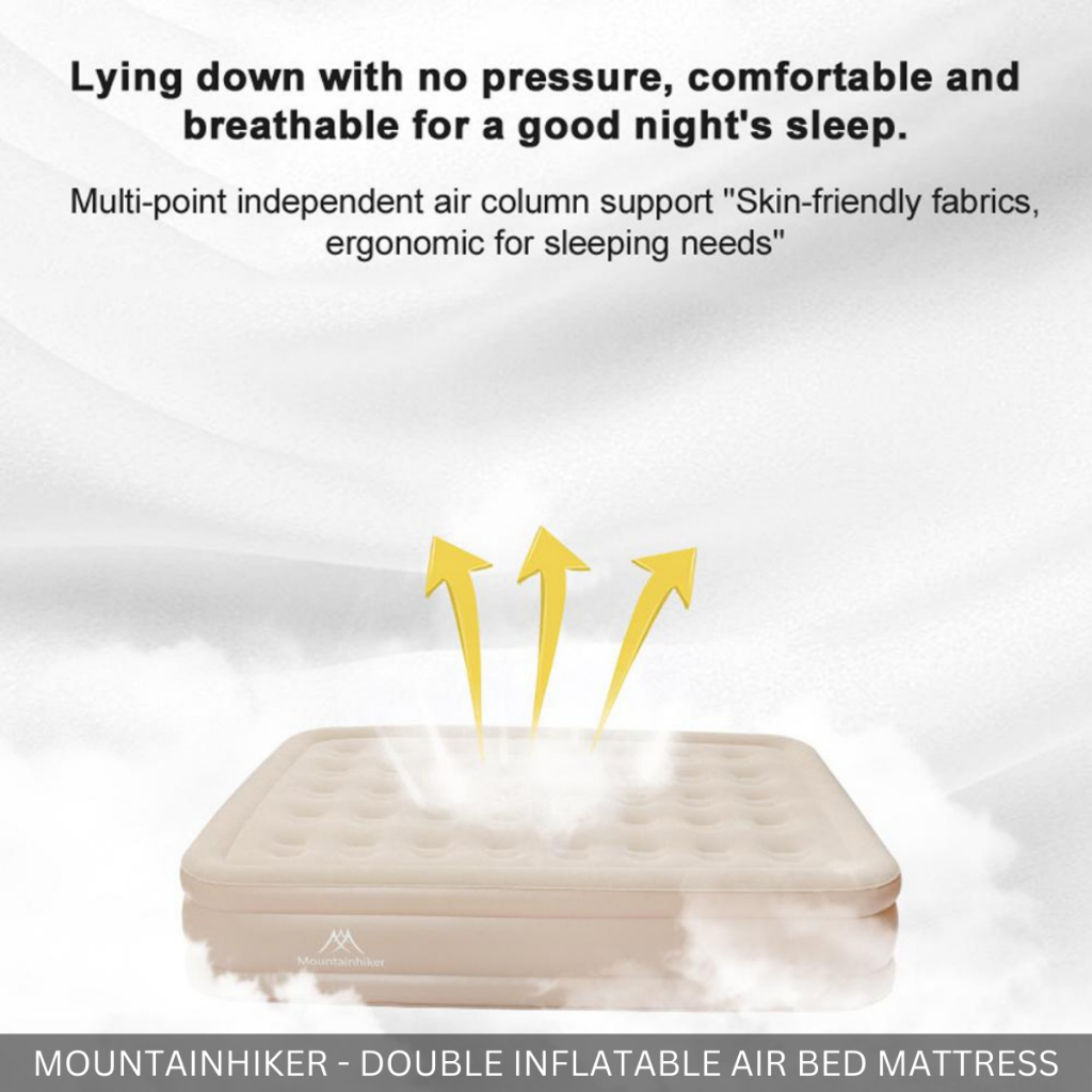 MOUNTAINHIKER -  DOUBLE INFLATABLE AIR BED