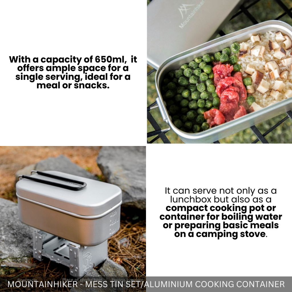 MOUNTAIN HIKER - MESS TIN/ALUMINIUM COOKING CONTAINER