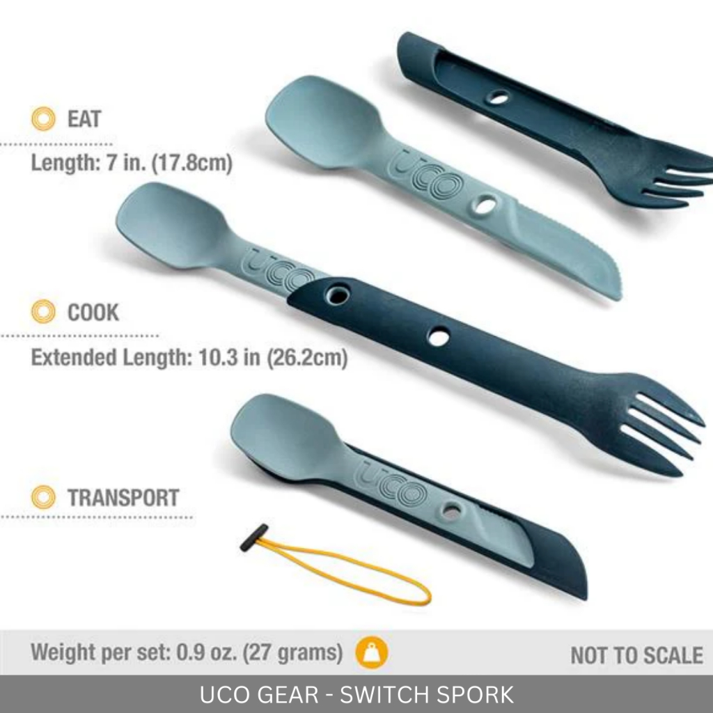 UCO GEAR SWITCH SPORK UTENSIL SET 