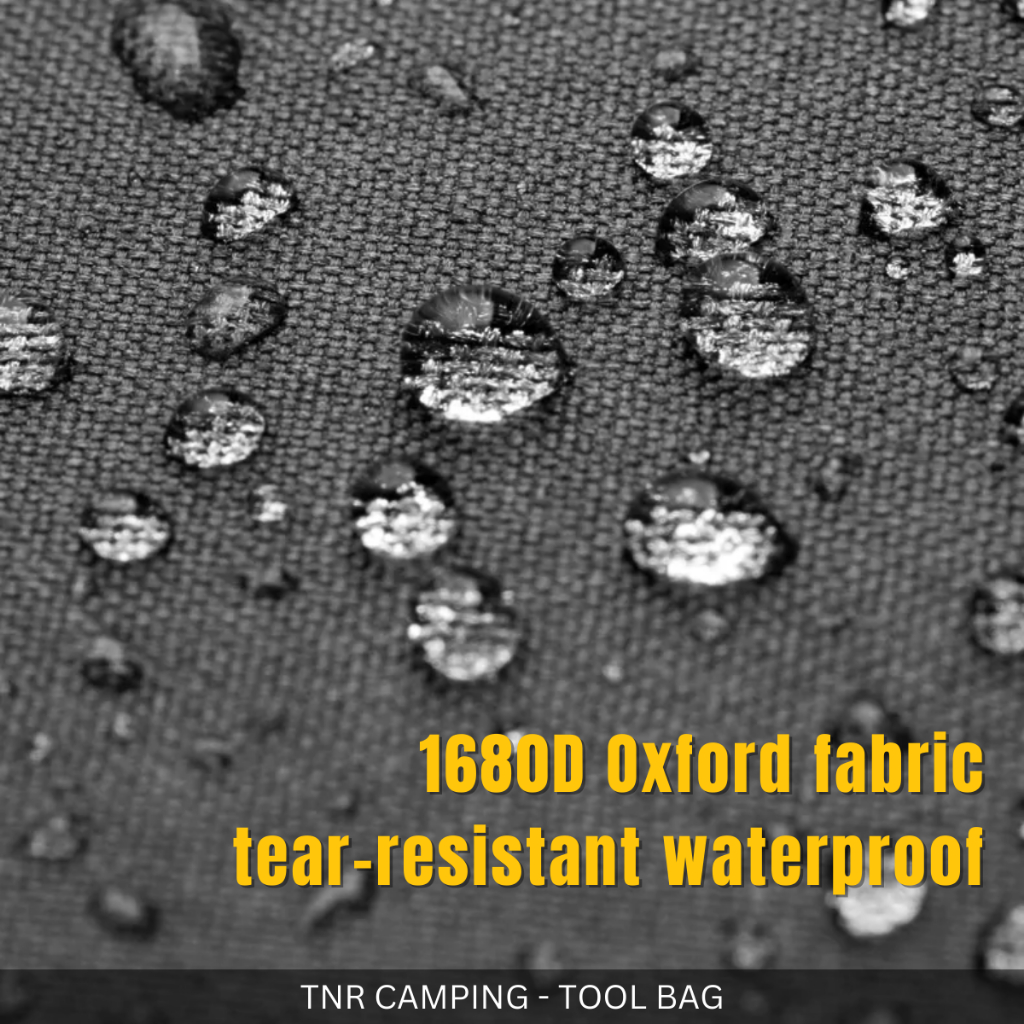 TNR CAMPING - TOOL BAG ORGANIZE MULTI-PURPOSE BAG FOR PEG ROPE HAMMER FOR INDOOR OUTDOOR CAMPING HIKING PICNIC