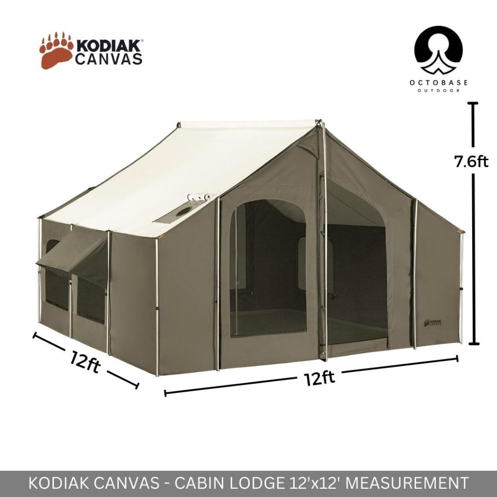 KODIAK CANVAS CABIN LODGE SR 12'X12' TENT 6170