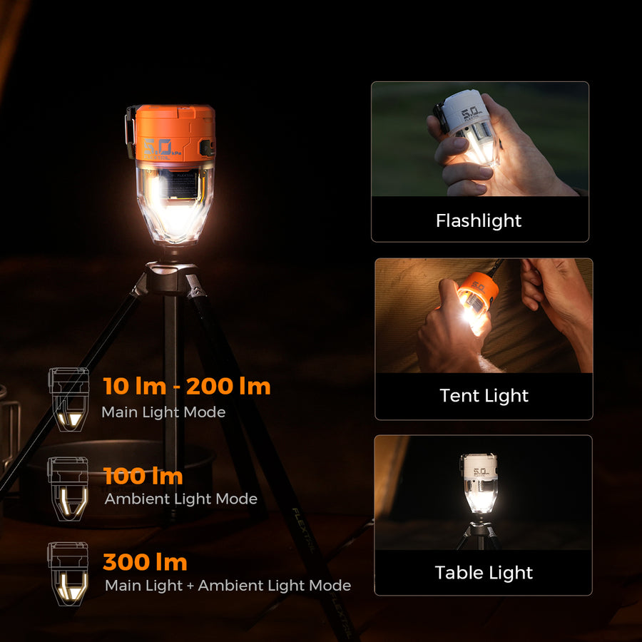 Flextail Max Pump 3 rechargeable air pump and lantern
