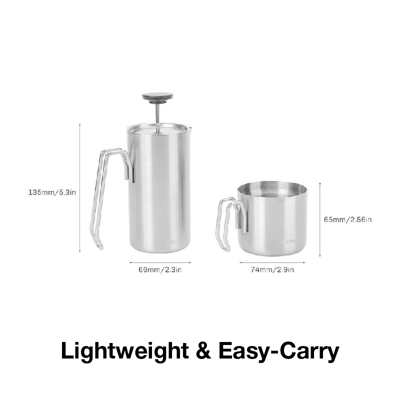 FIREMAPLE  - STAINLESS STEEL ANTARCTI FRENCH PRESS COFFEE KIT