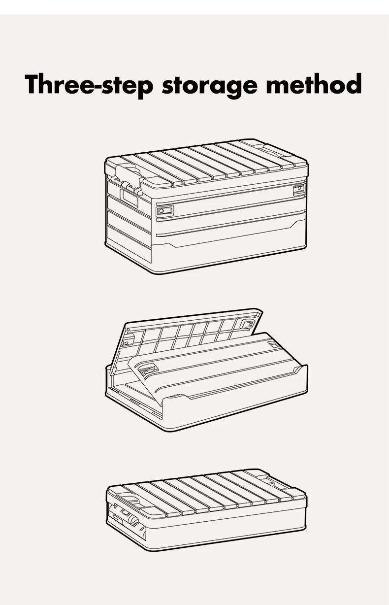 BLACKDOG 60L Folding Storage Box