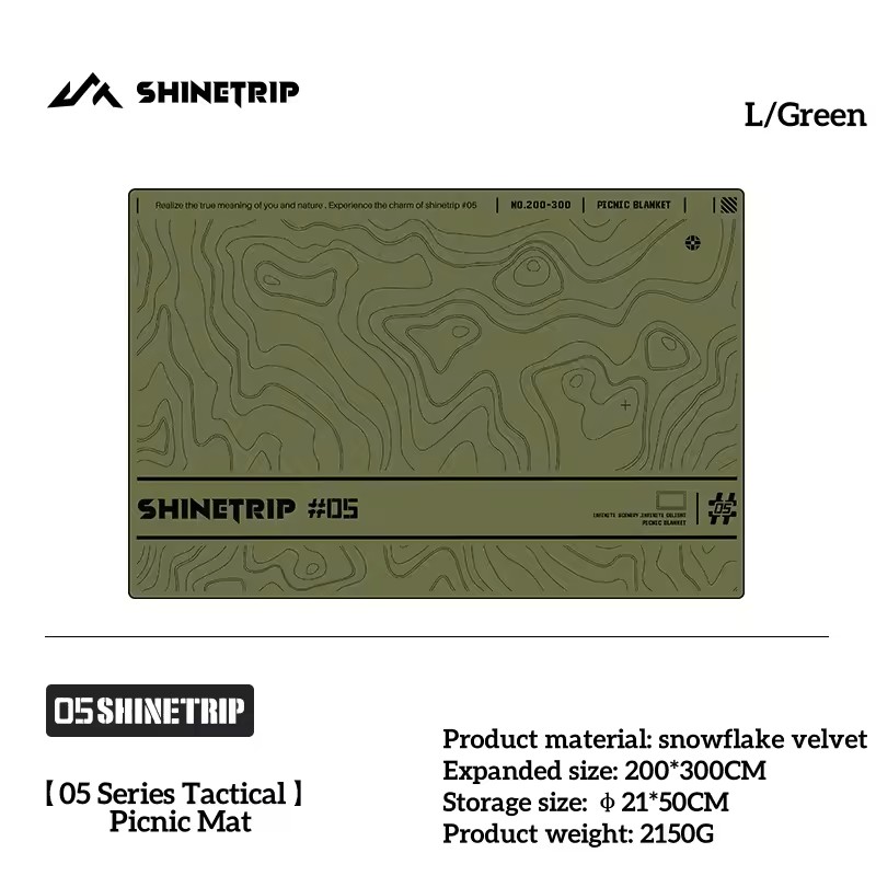 SHINETRIP 05 Series Tactical Picnic Mat 