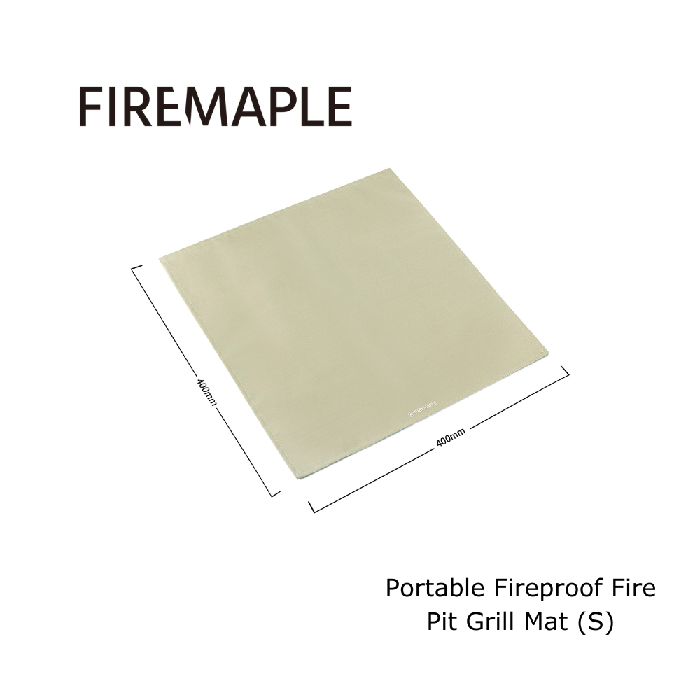 FIREMAPLE Portable Fireproof Fire Pit Grill Mat