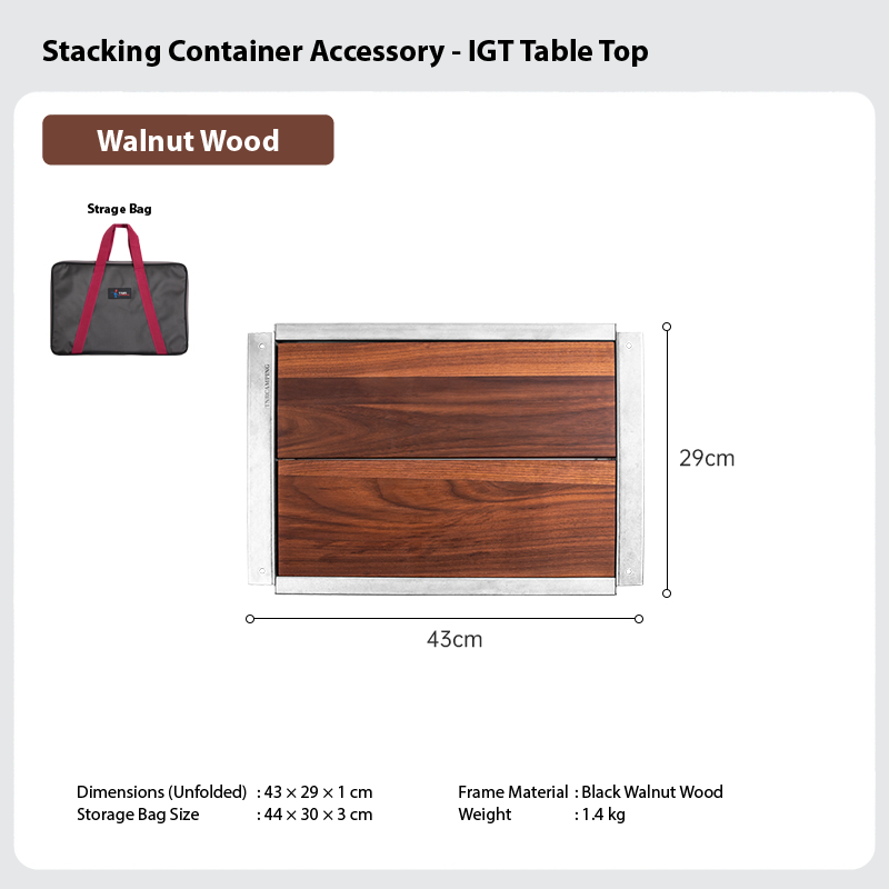 TNR Stacking Container Accessory for IGT Tables – 25L & 50L, Multiple Finishes