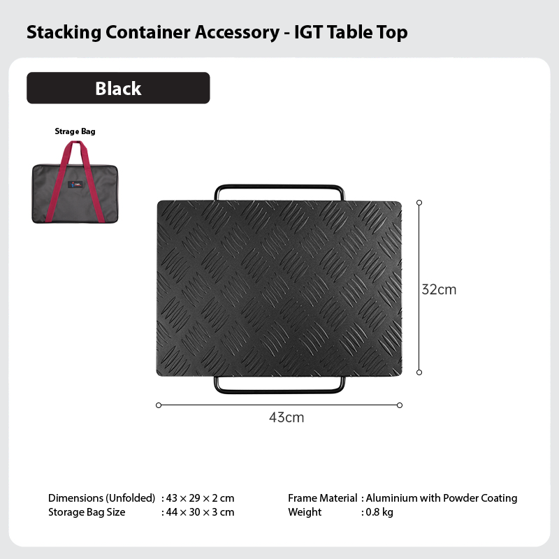 TNR Stacking Container Accessory for IGT Tables – 25L & 50L, Multiple Finishes