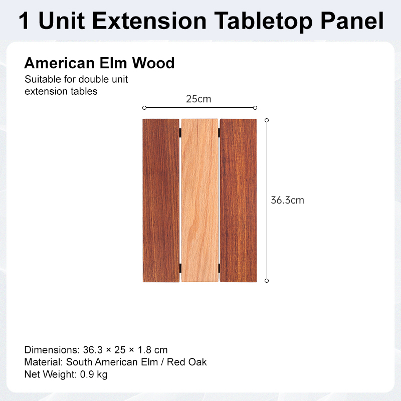 TNR CAMPING - EXTENSION IGT TABLE FOLDABLE TEAK WOOD TABLE