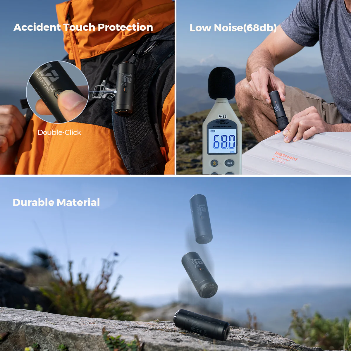 FLEXTAIL - ZERO PUMP WORLD SMALLEST PUMP IN THE WORD PAM ANGIN SLEEPING PAD PILLOW