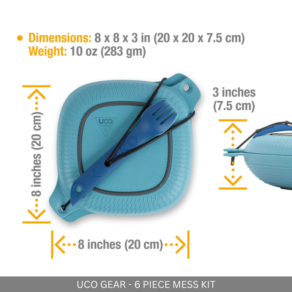 UCO GEAR 6 PIECE MESS KIT 