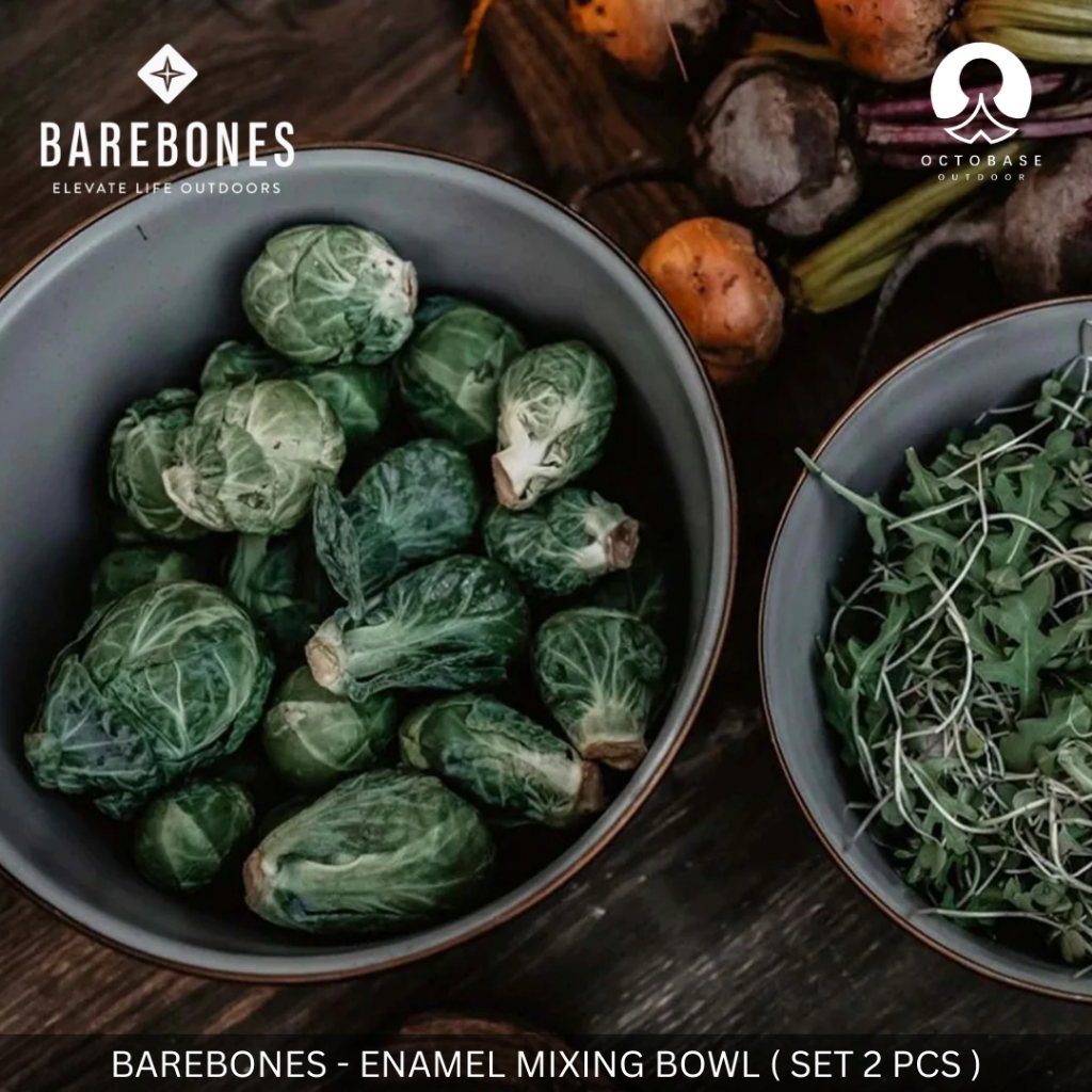 BAREBONES ENAMEL MIXING BOWL 
