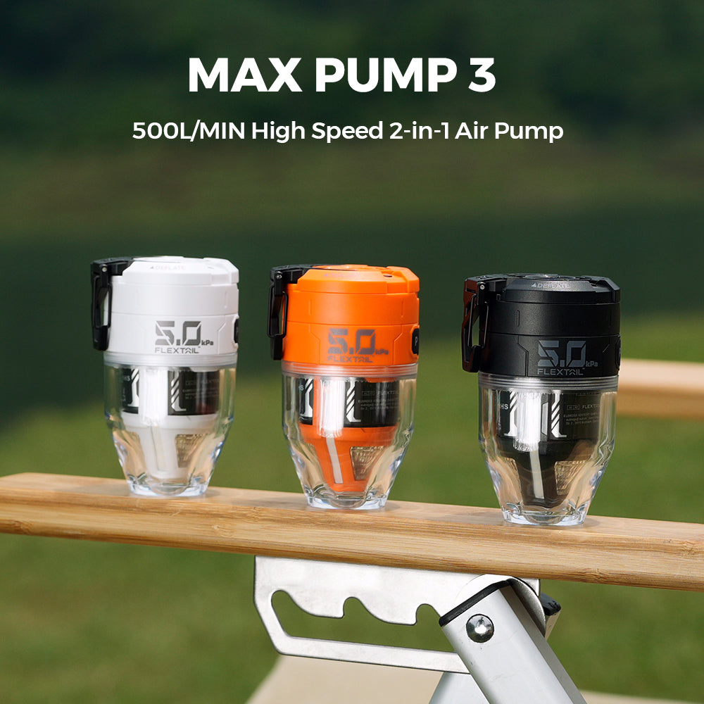 Flextail Max Pump 3 rechargeable air pump and lantern
